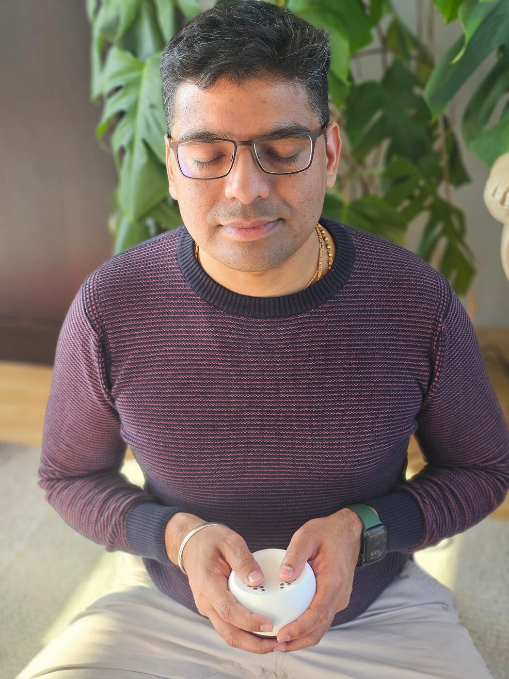 Dr. Raj Hegde in quiet contemplation